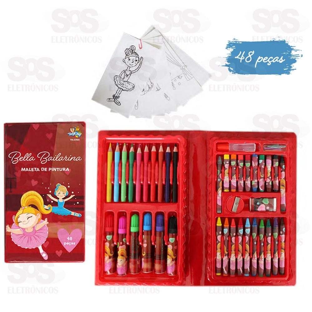 ESTOJO/MALETA PINTURA 48P�S